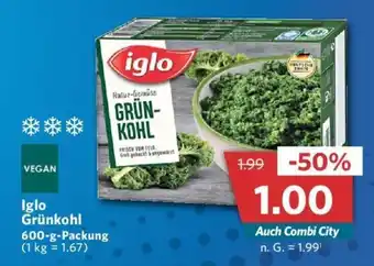 Combi Iglo Grunkohl 600g Angebot