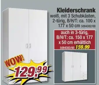 Poco Kleiderschrank ca. 100 x 177 x 50 cm Angebot