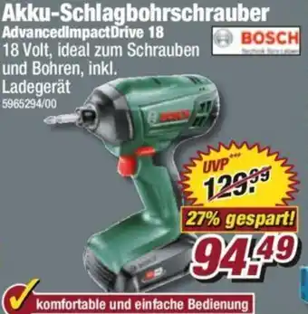 Poco Bosch Akku Schlagbohrschrauber Angebot