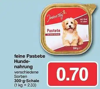 Famila Nord West Feine pastete hundenahrung Angebot