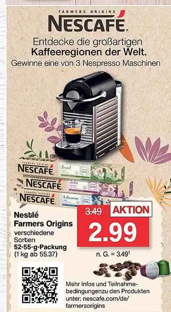 Famila Nord West Nestlé farmers origins Angebot