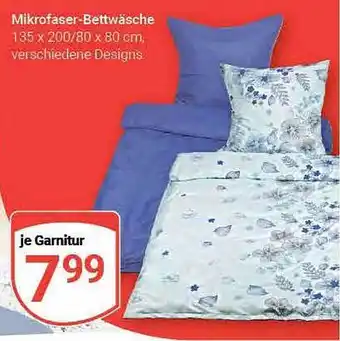 Globus Mikrofaser-bettwäsche Angebot