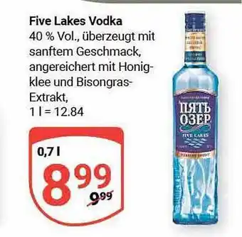 Globus Five lakes vodka Angebot