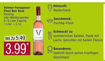 Marktkauf Vollmer portugieser pinot noir rosé Angebot