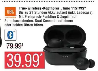 Marktkauf Jbl true-wireless-kopfhörer „tune 115tws“ Angebot