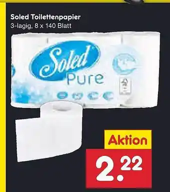 Netto Marken-Discount Soled toilettenpapier Angebot