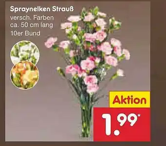 Netto Marken-Discount Spraynelken strauß Angebot