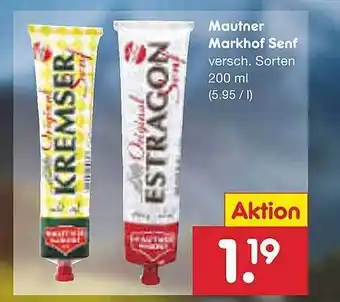 Netto Marken-Discount Mautner markhof senf Angebot