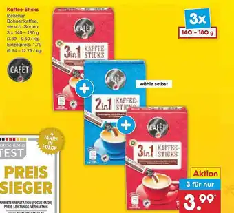 Netto Marken-Discount Kaffee-sticks Angebot