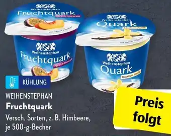 Aldi Süd Weihenstephan Fruchtquark 500 g Becher Angebot