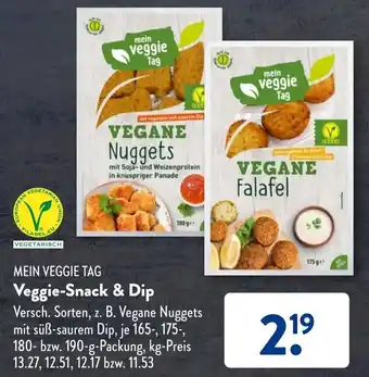 Aldi Süd Mein Veggie Tag Veggie Snack & Dip Angebot