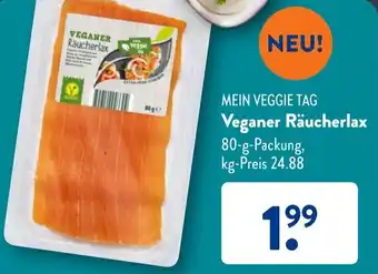 Aldi Süd Mein Veggie Tag Veganer Räucherlax 80 g Packung Angebot