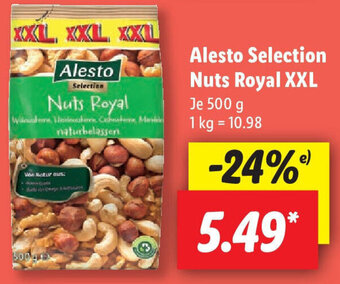 Lidl Alesto Selection Nuts Royal XXL 500 g Angebot