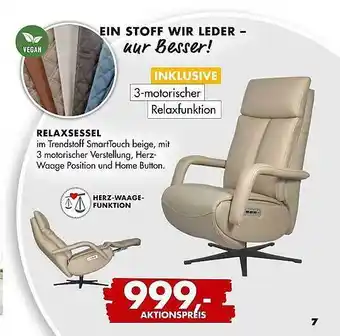 Uni Polster Relaxsessel Angebot