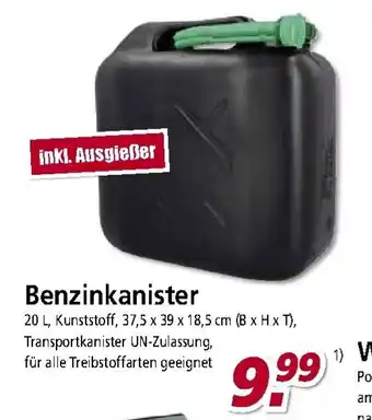 bauSpezi Benzinkanister Angebot