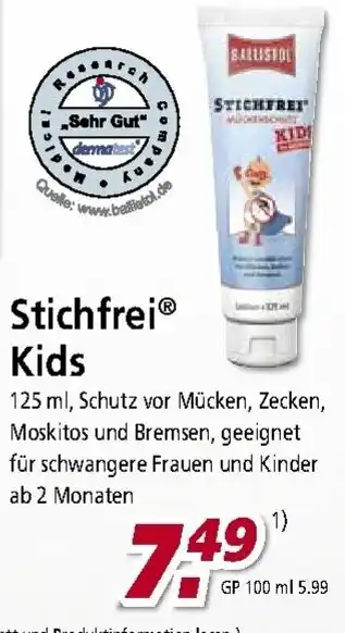 bauSpezi Stichfrei Kids 125ml Angebot