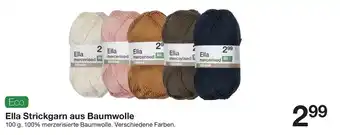 Zeeman Ella Strickgarn aus Baumwolle Angebot