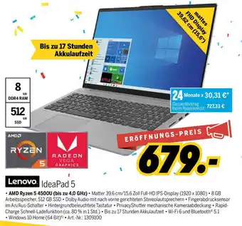 MEDIMAX Lenovo IdeaPad 5 Angebot