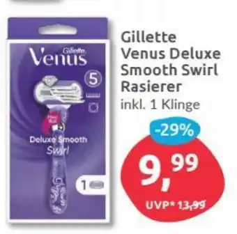 Budni Gillette Venus Deluxe Smooth Swirl Rasierer Angebot