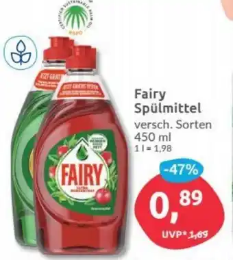 Budni Fairy Spülmittel 450ml Angebot