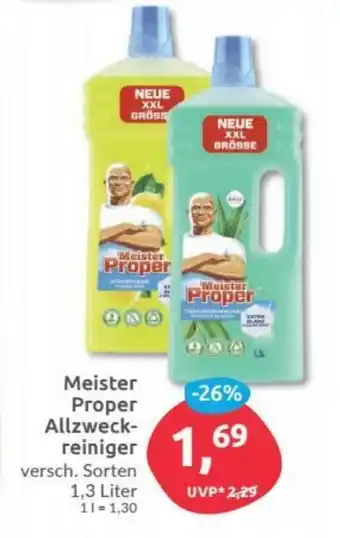 Budni Meister Proper Allzweckreiniger 1,3L Angebot