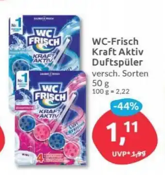 Budni WC Frisch Kraft Aktiv Duftspüler 50g Angebot