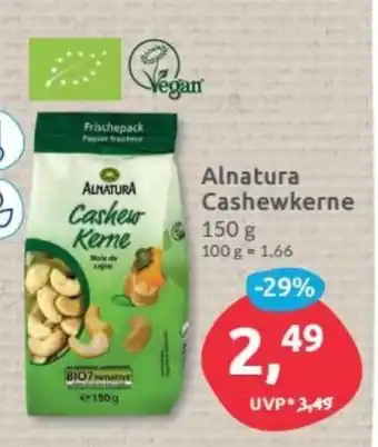 Budni Alnatura Cashewkerne 150g Angebot