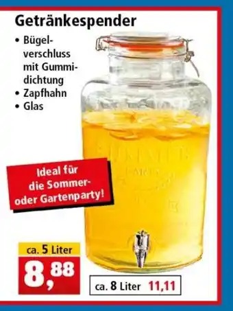 Thomas Philipps Getränkespender Angebot