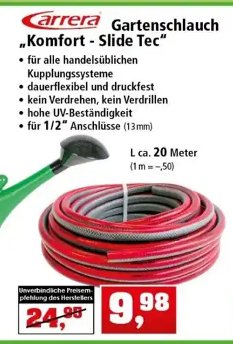 Thomas Philipps Carrera Gartenschlauch Komfort Slide Tec Angebot