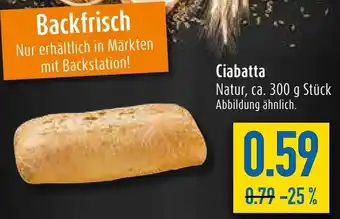 diska Ciabatta 300 g Stück Angebot