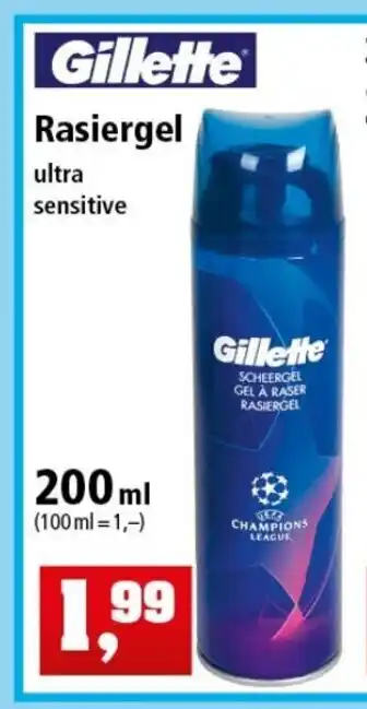 Thomas Philipps Gillette Rasiergel 200ml Angebot