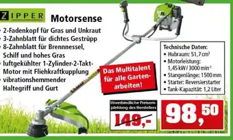 Thomas Philipps Zipper Motorsense Angebot