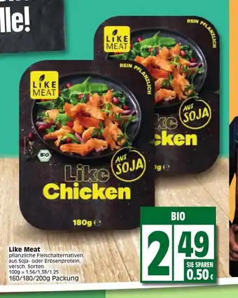 Edeka Like Meat 160/180/200g Angebot