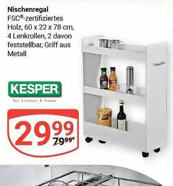 Globus Kesper nischenregal Angebot