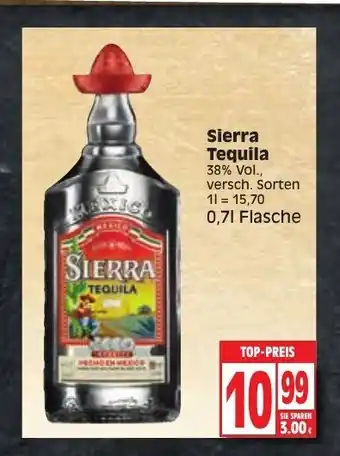 Edeka Sierra Tequila 0,7L Angebot