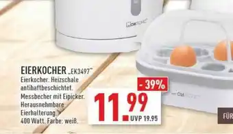 Marktkauf Clatronic eierkocher „ek3497“ Angebot