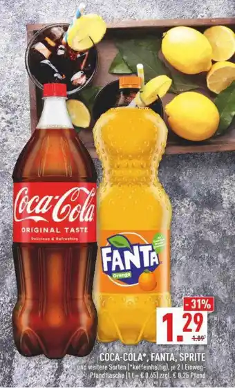 Marktkauf Coca-cola, fanta, sprite Angebot