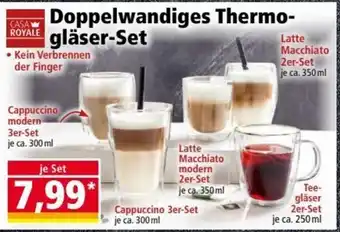 Norma Casa Royale Doppelwandiges Thermogläser Set Angebot