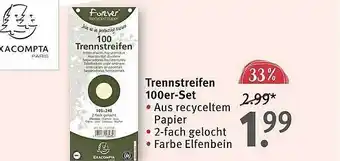 Rossmann Trennstreifen 100er-set Angebot