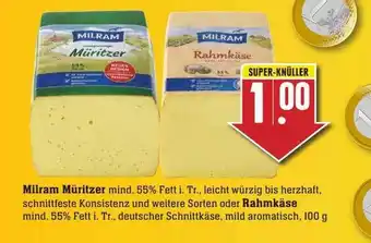 Scheck-in-Center Milram müritzer oder rahmkäse Angebot