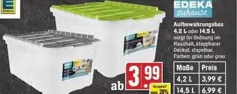 Scheck-in-Center Edeka zuhause aufbewahrungsbox Angebot