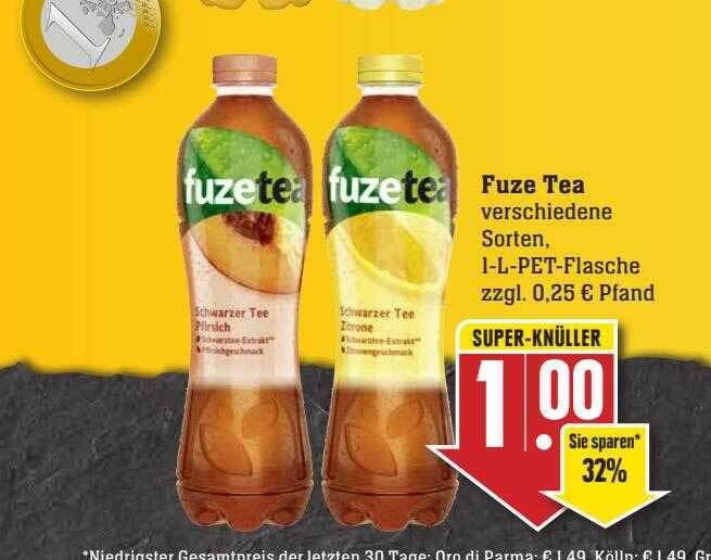 Fuze tea Angebot bei ScheckinCenter Fuze tea Angebot bei ScheckinCenter