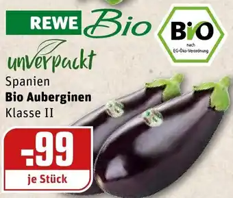 REWE Spanien Bio Auberginen Angebot