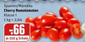 REWE Spanien/Marokko Cherry Romatomaten 250g Angebot