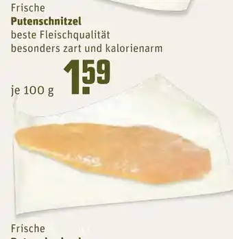 REWE Frische Putenschnitzel 100g Angebot