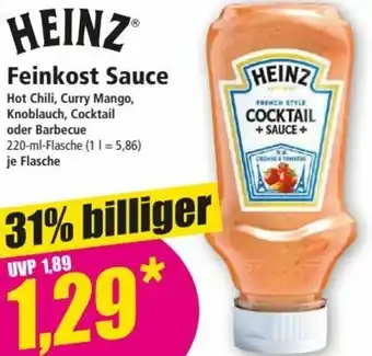 Norma Heinz Feinkost Sauce 220 ml Flasche Angebot