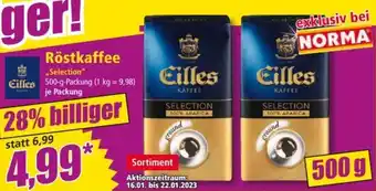 Norma Eilles Röstkaffee Selection 500 g Packung Angebot