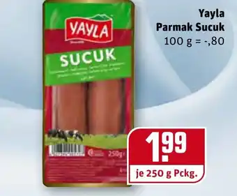 REWE Yayla Parmak Sucuk 250g Angebot