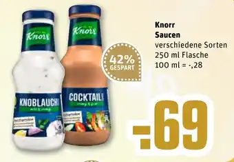 REWE Knorr Saucen 250ml Angebot