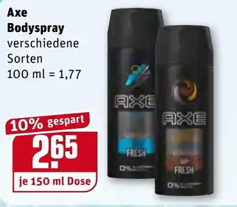 REWE Axe Bodyspray 150ml Angebot